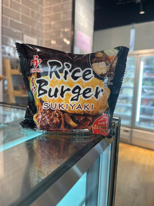 味之素 壽喜燒仿牛肉米漢堡 (素)